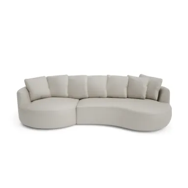 Četverosjed Lijevo Kutna sofa BELLEVILLE - Krem