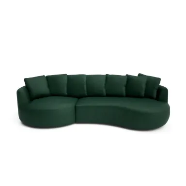 Četverosjed Lijevo Kutna sofa BELLEVILLE - Zelena