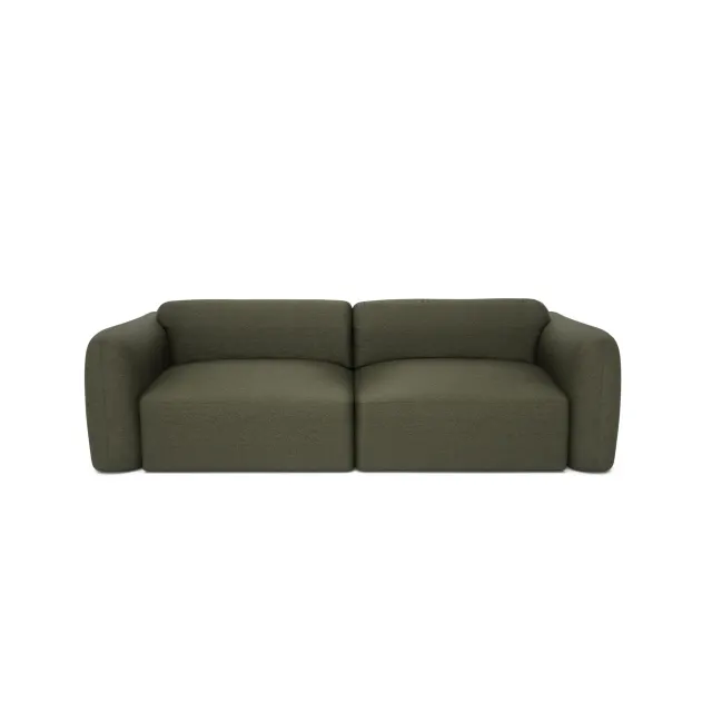Trosjed sofa na razvlačenje NORREBRO - Zelena