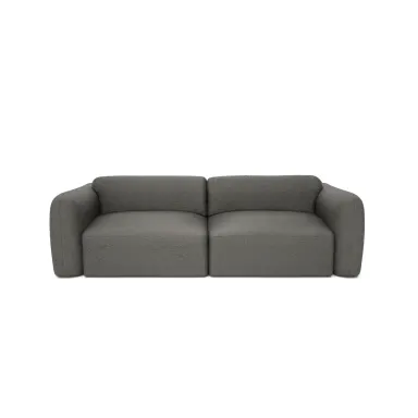 Trosjed sofa na razvlačenje NORREBRO - Siva