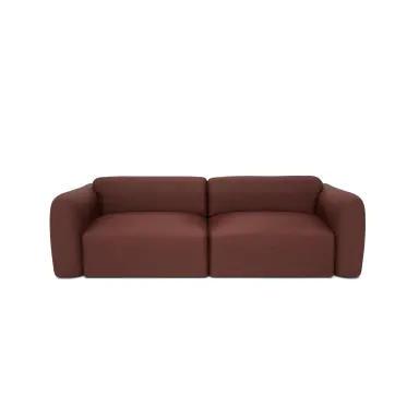 Trosjed sofa na razvlačenje NORREBRO - Bordo