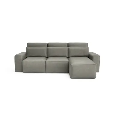 Univerzalna Kutna sofa na razvlačenje JORDAAN - Pepeljasta