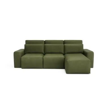 Univerzalna Kutna sofa na razvlačenje JORDAAN - Kaki