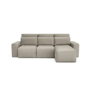 Univerzalna Kutna sofa na razvlačenje JORDAAN - Krem