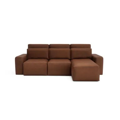 Univerzalna Kutna sofa na razvlačenje JORDAAN - Cigla