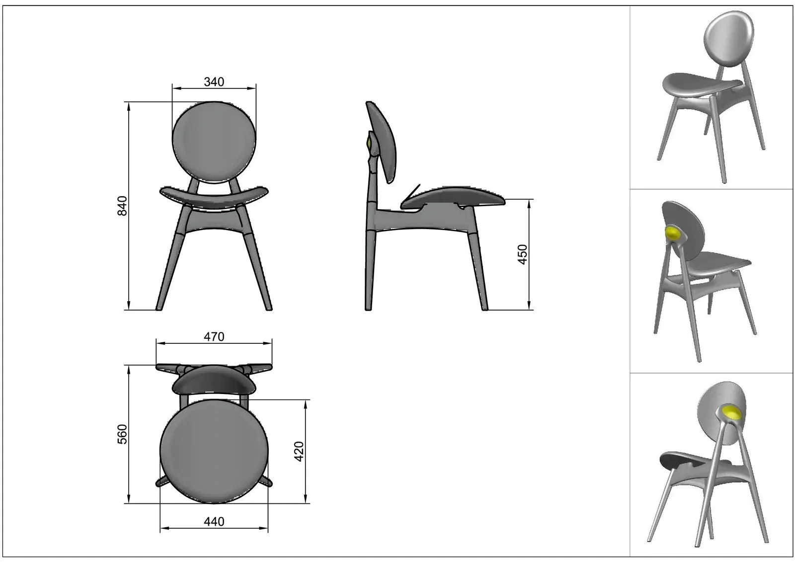 Mia Comfort Stolica 3