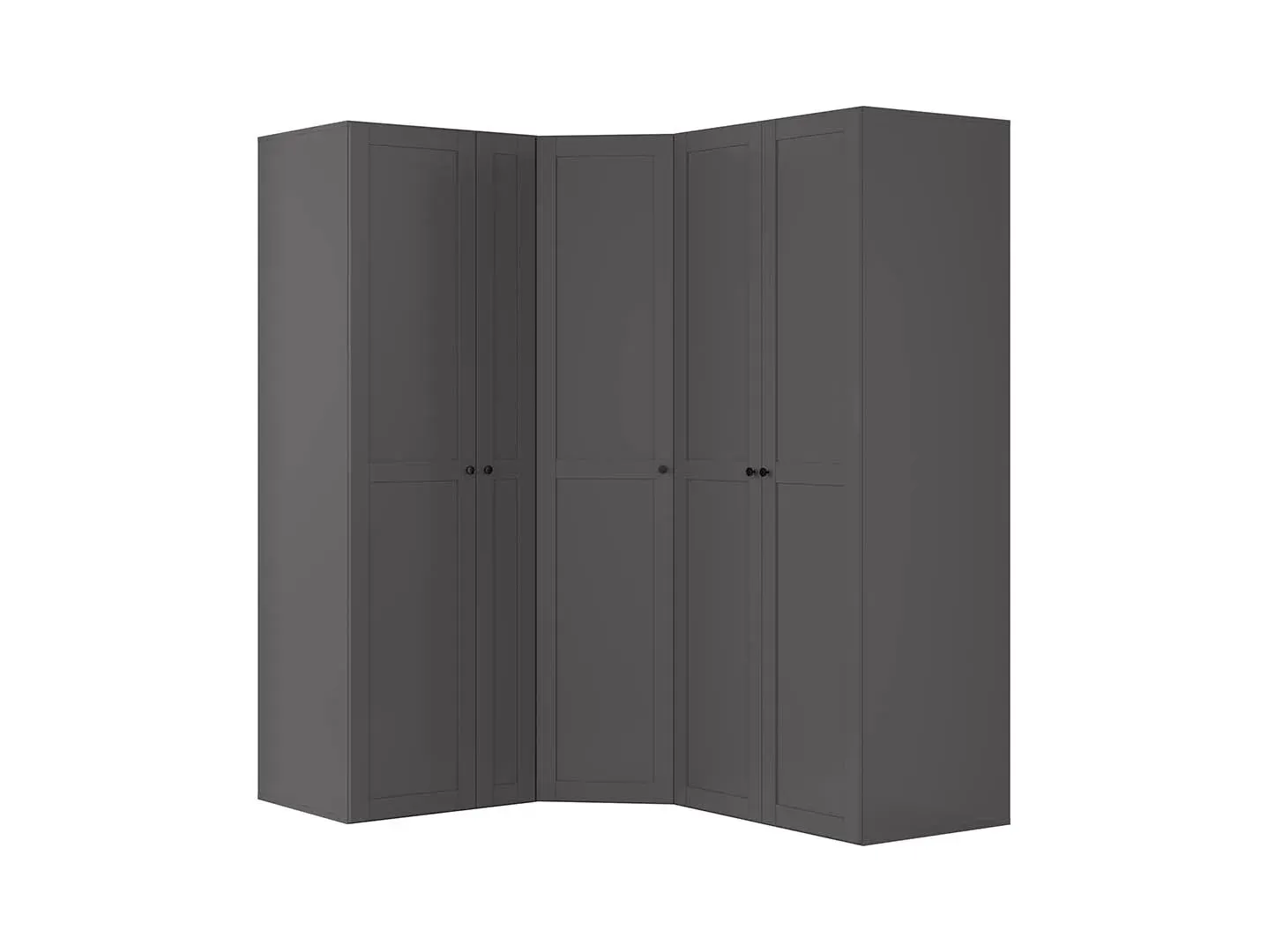 Modularni ormar Flex kutna s vratima grafit