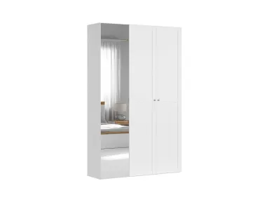 Modularni ormar Flex s vratima i ogledalom bijela