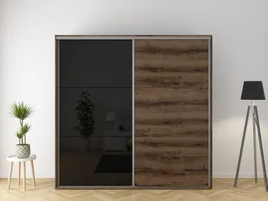 Modularni ormar Flex klizna grafit/crni sjaj