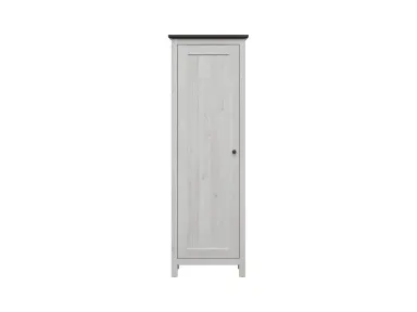 Regal Hesen s vratima grafitowy