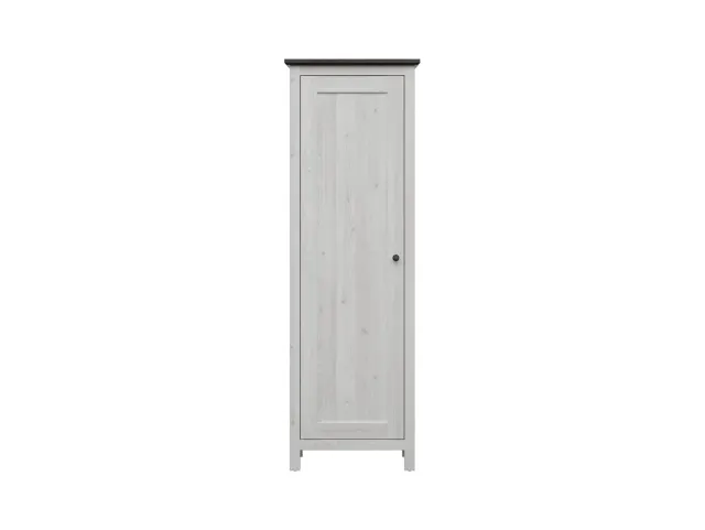 Regal Hesen s vratima grafitowy