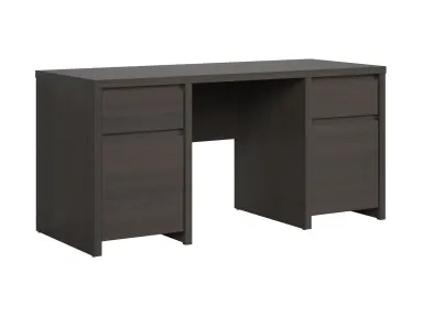 Radni stol Kaspian s 2 vratima i ladicama wenge