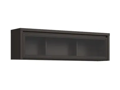 Vitrina viseća Kaspian s vratima wenge
