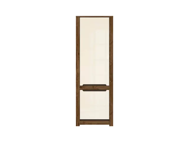Regal Ruso s 2 vratima hrast april/crna mat