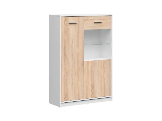 Vitrina Nepo Plus s 2 vratima bijela