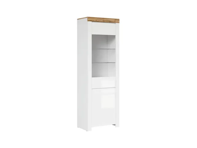 Vitrina Holten s 2 vratima bijeli sjaj