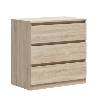 Komoda Tetrix s 3 ladicama bijeli sjaj