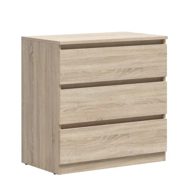 Komoda Tetrix s 3 ladicama bijeli sjaj