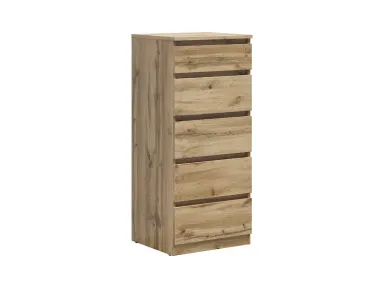 Komoda Tetrix s 5 ladicama hrast Wotan