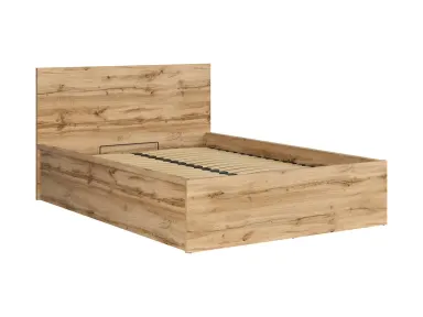 Krevet Tetrix s ležištem i pretincem hrast Wotan