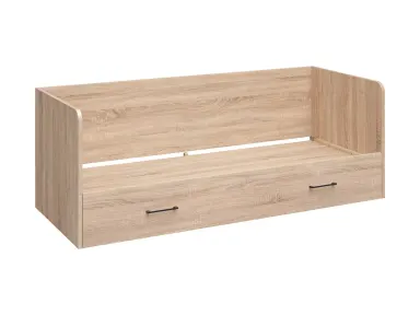 Okvir kreveta Tetrix produživ s pretincem bijeli sjaj
