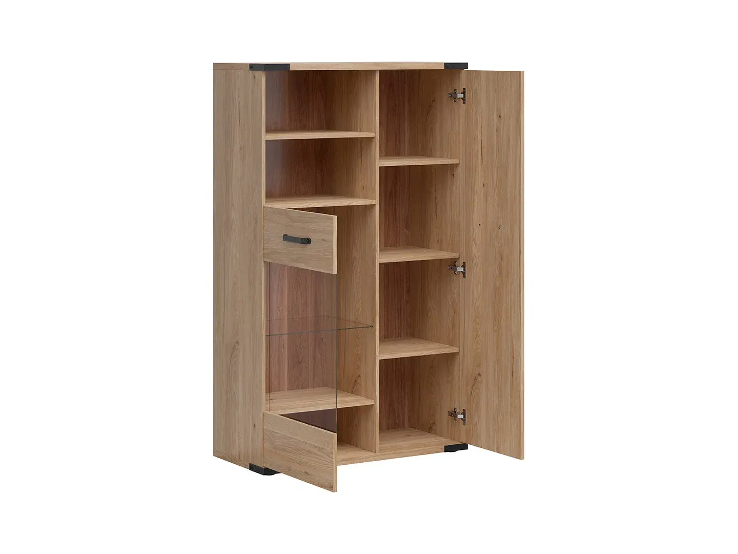 Vitrina Lara s 2 vratima jesion belarus — detalj