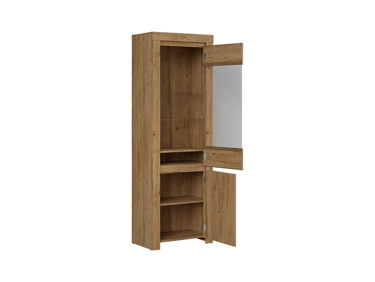 Vitrina Holten s 2 vratima hrast Waterford — detalj