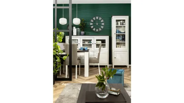 Vitrina Hesen s 2 vratima grafitowa