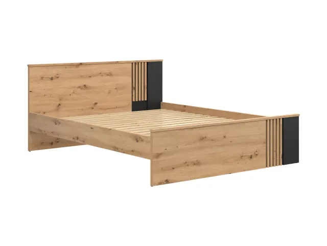 Krevet Vabres hrast artisan lamele