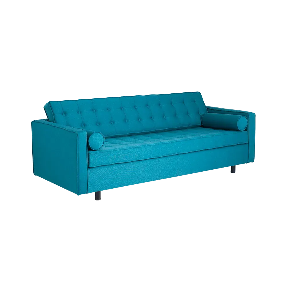 Trosjed krevet sofa TOPIC, Sea Breeze, crna, Sea Waves