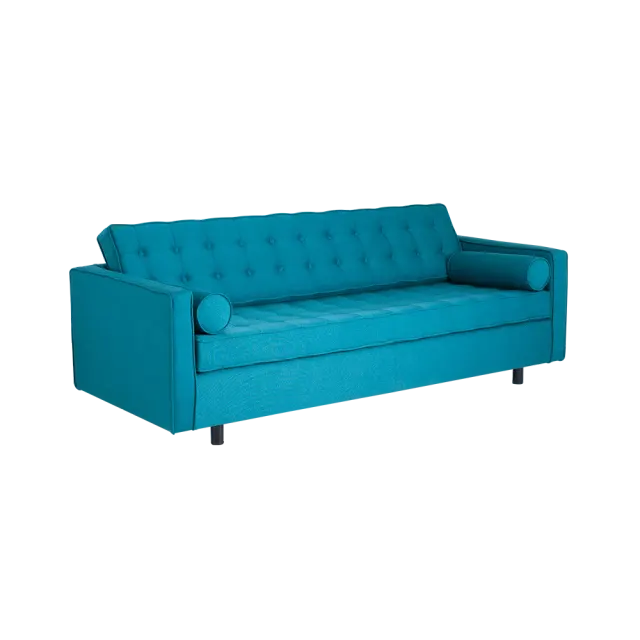 Trosjed krevet sofa TOPIC, Sea Breeze, crna, Sea 220×88×80