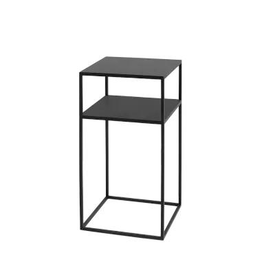 Klub stol TENSIO 2 FLOOR metal 30, crna
