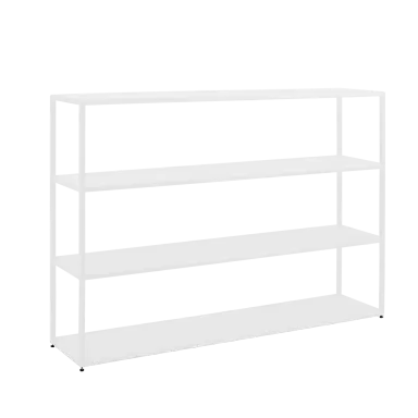 Stalak za knjige HYLLER metal, bijela