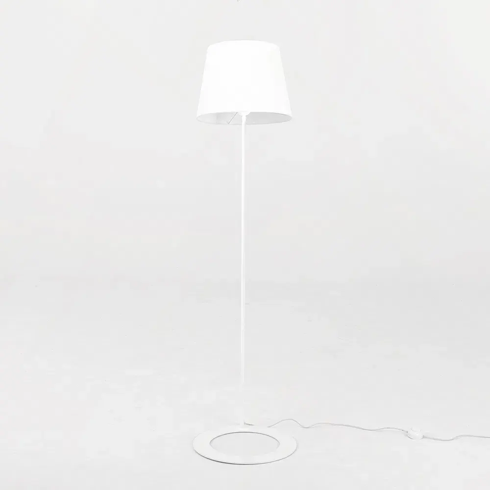 Podna lampa SHADE lampa- bijela SHADE bijela noga — stražnji prikaz
