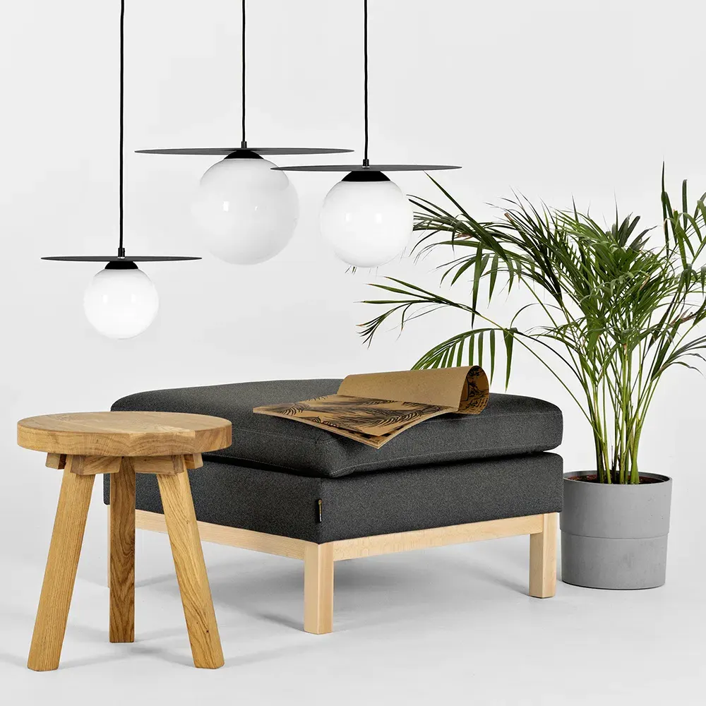 Viseća lampa SKIVA BALL S — bočni prikaz