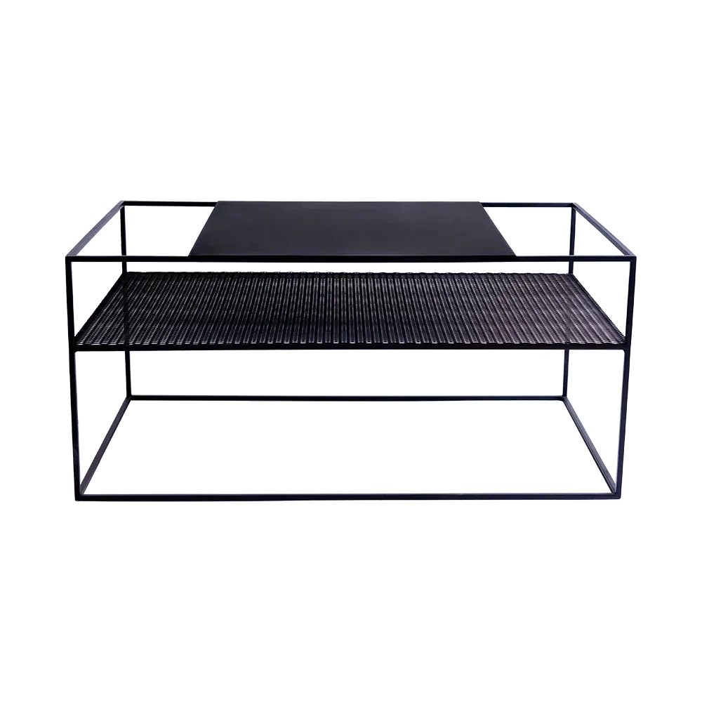 Klub stol MATRIX metal – crna