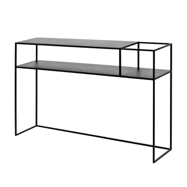 Konzolni stol SENSO FLOWER metal 120 25P crna