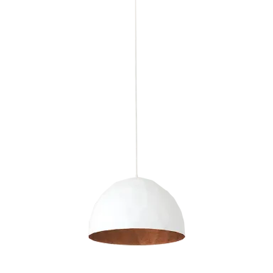 Plafonska lampa LEONARD M - bakreno-bijela