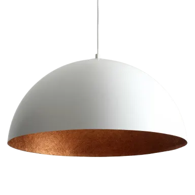 Plafonska lampa LORD 50 - bakreno-bijela