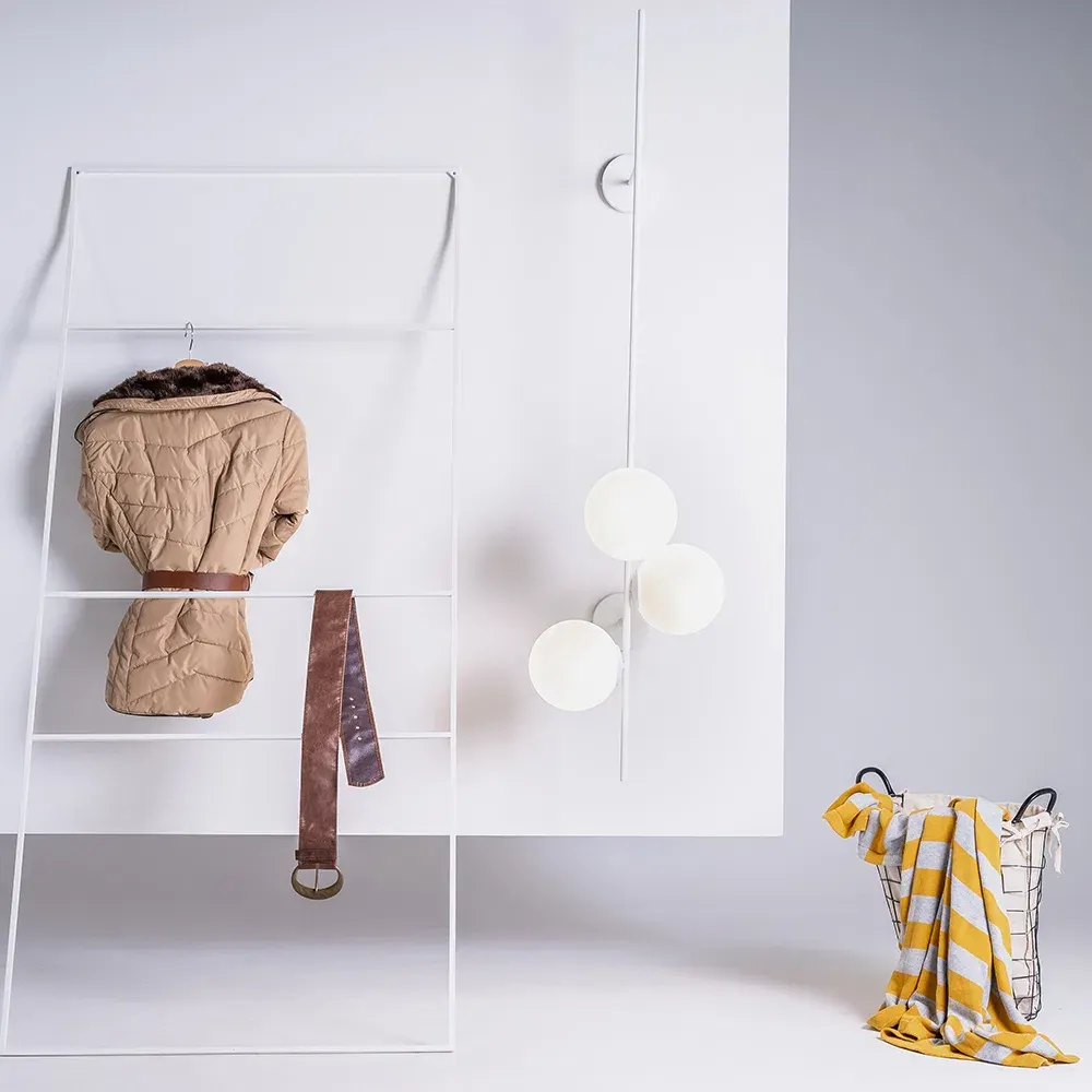 Zidna lampa BOBLER 2connect – bijela — stražnji prikaz