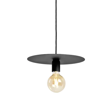 Viseća lampa SKIVAS lijeva - crna