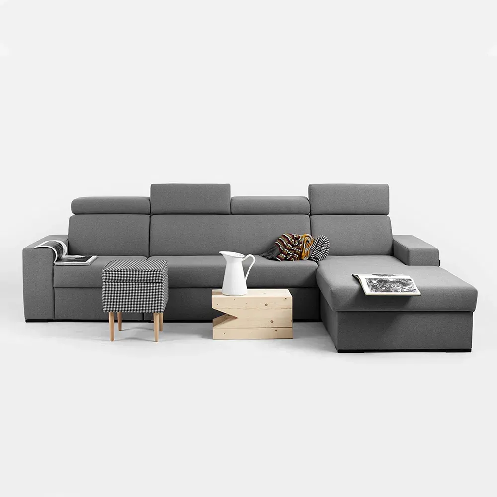 Kutna garnitura-krevet sofa ATLANTICA P, steel — detalj