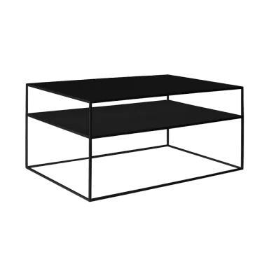 Klub stol TENSIO 2 FLOOR metal, crna