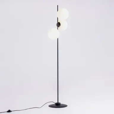 Podna lampa BOBLER - crna