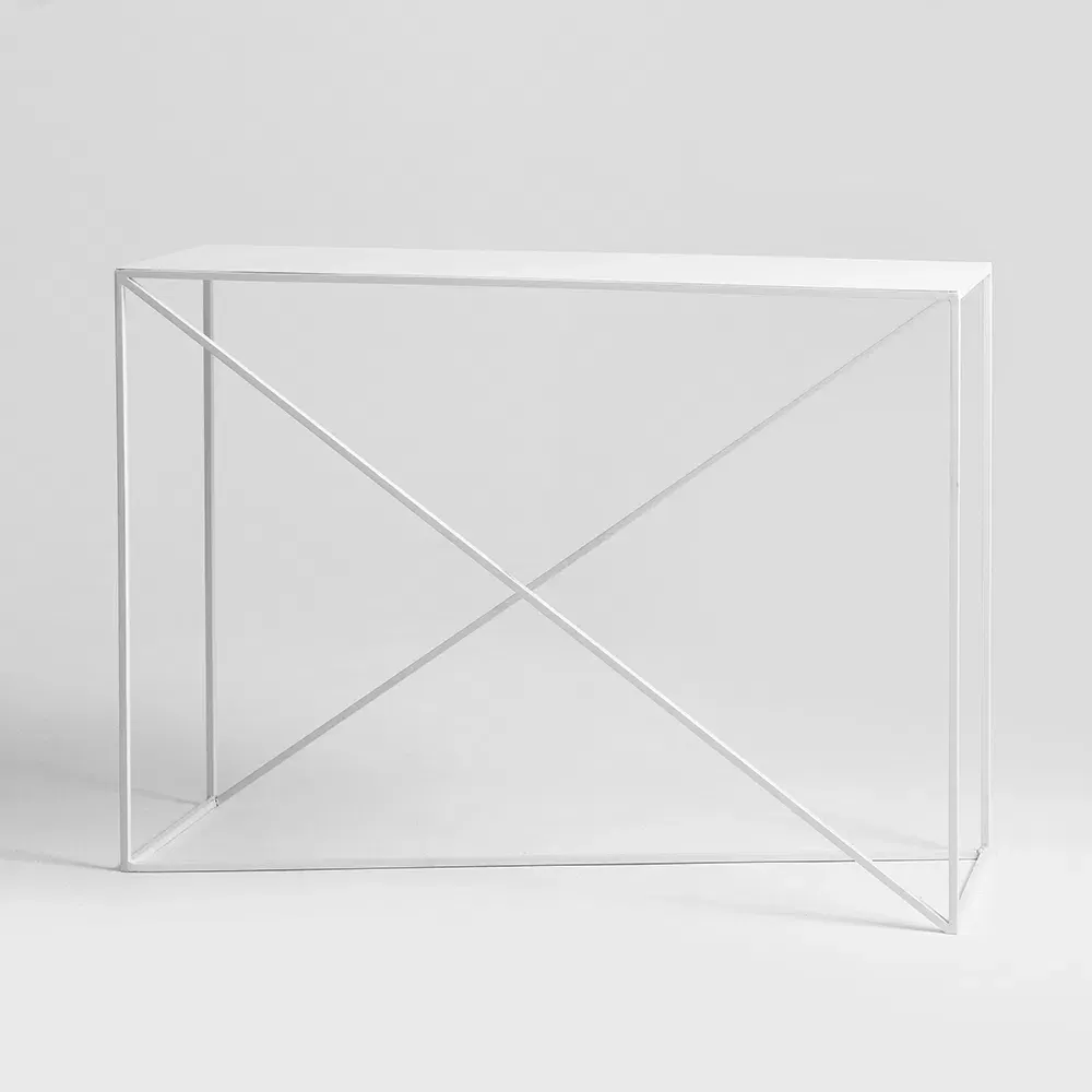 Komoda MEMO metal 100 bijela — gornji prikaz