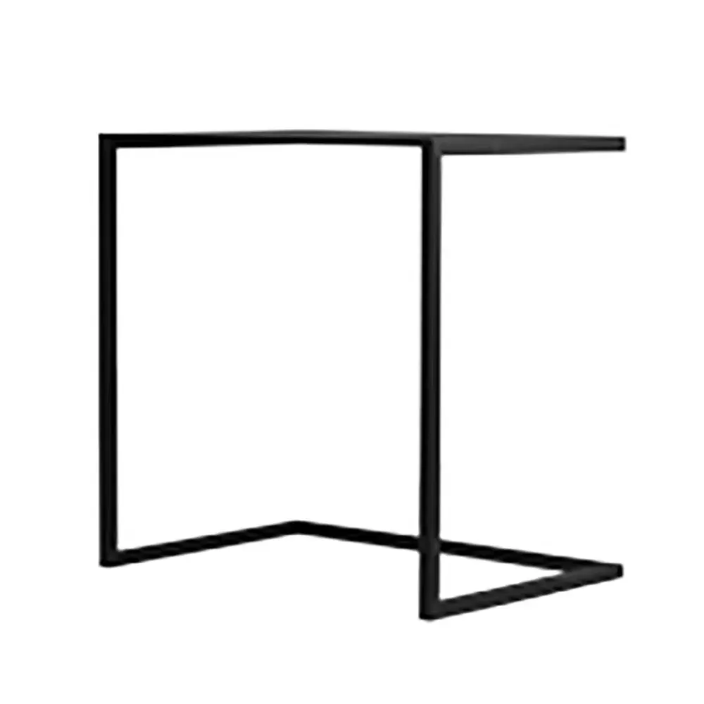 Pomoćni stol LUPE metal 60, crna — lifestyle prikaz