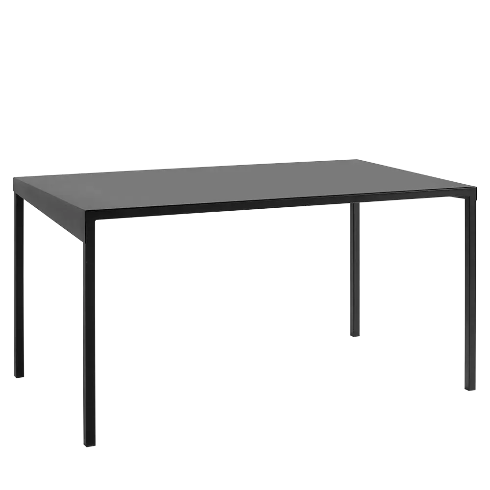 Blagovaonski stol OBROOS metal 140 – crna