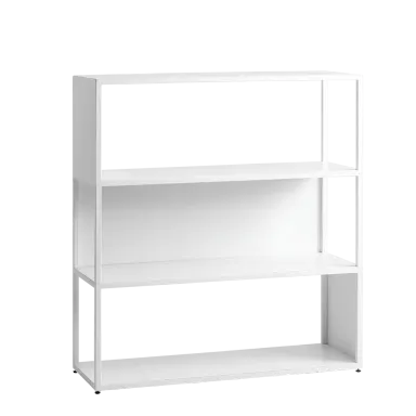 Stalak za knjige HYLLER SIDE metal, bijela