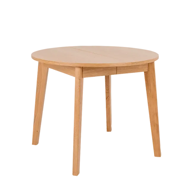 Blagovaonski stol WoodYou okrugli 95 - prirodni 95×95×75