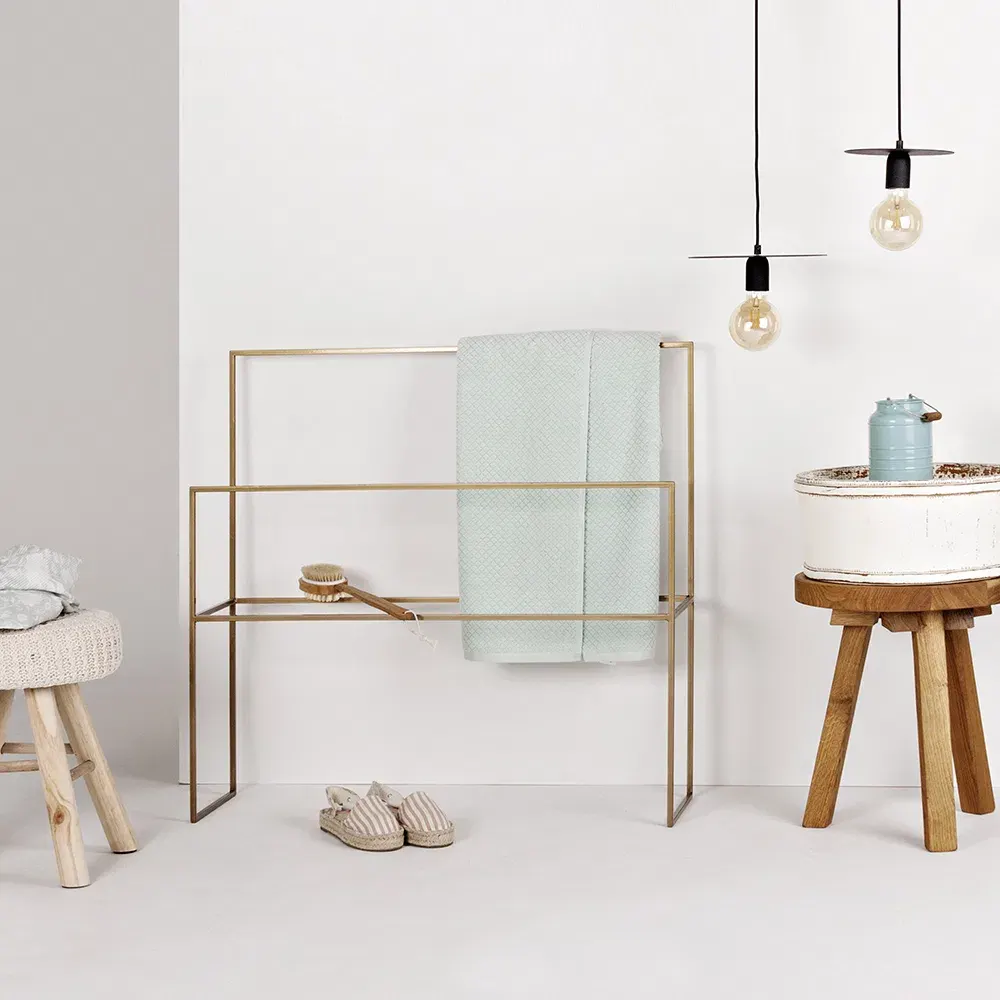 Kupaonska vješalica BAREL BATH 90 – bijela — bočni prikaz